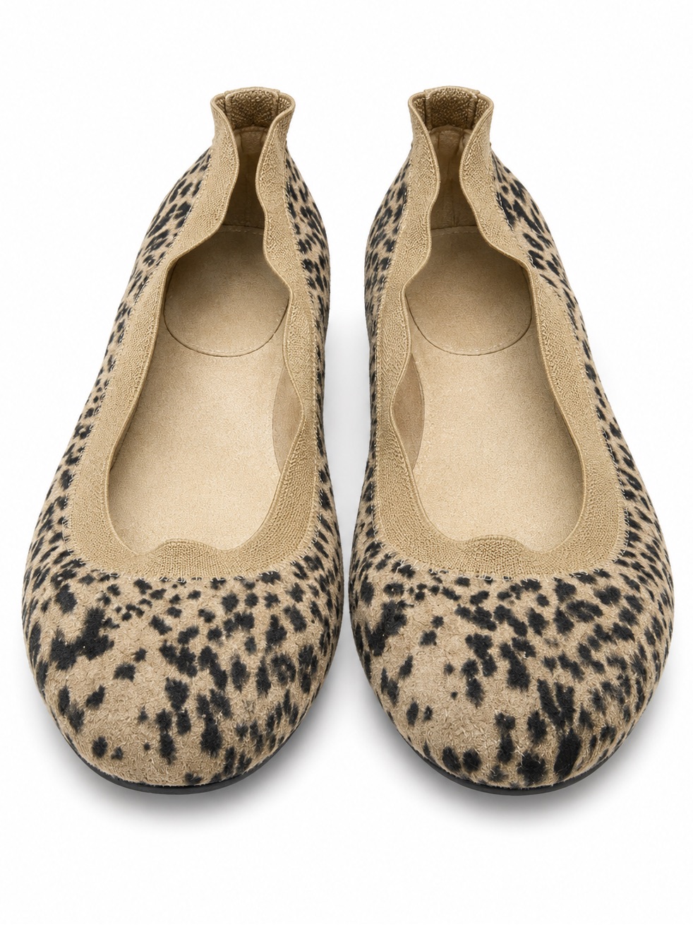 Stuart Weitzman Scrunch-Style Elastic Ballet Flats